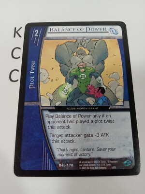 VS. System TCG DC Balance of Power DJL-170