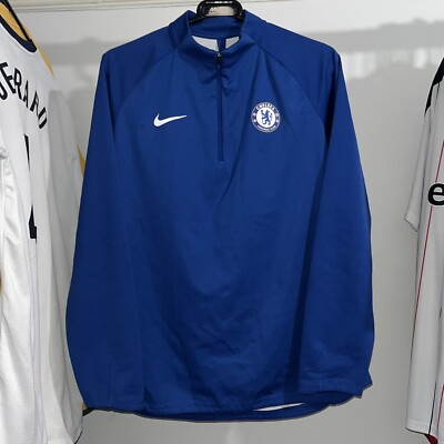 Chelsea 2020/21 Nike Shield Football Training Quarter Zip Blue
