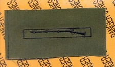 US Army EIB Expert Infantrymans Badge OD Green & Black cloth patch 