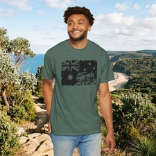 Land Cruiser 80 Series Australian Flag Modified Off-Road 4x4 Heritage T-Shirt