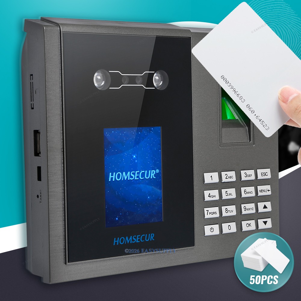 All-in-One Attendance & Door Access Machine Punch Clock + Gate Control Function
