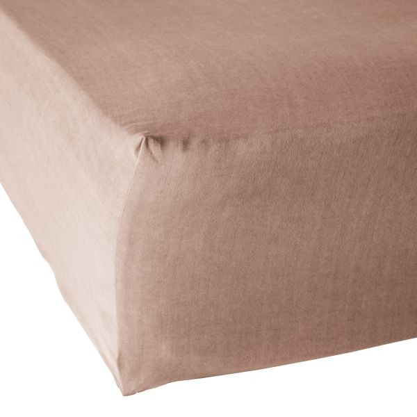 Drap housse 180x200 cm Lyocell Blush pour créer une ambiance chambre bohème chic