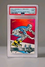 2020 Upper Marvel X-Men Metal Universe PMG Red  SSP /100 Iceman #136