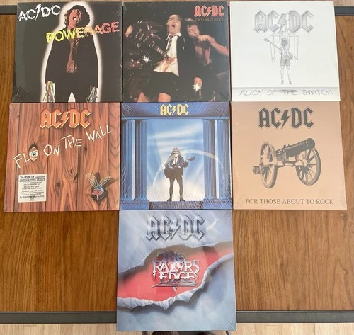 AC/DC Vinyl 8 LP Lot SEALED 180g George Marino Remasters Sterling Sound New