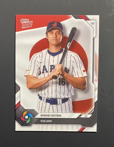 2026 Topps Now World Baseball Classic Team Japan #JP01 Shohei Ohtani |