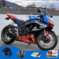 Blue Orange Fairing Kit for GSXR600 GSXR750 2008-2010 Injection Bodywork