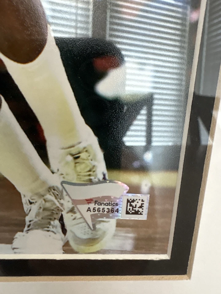 Larry Bird Vs Magic Johnson Framed NBA Photo Print Signed Autographed 8x10 - Image 2 of 4