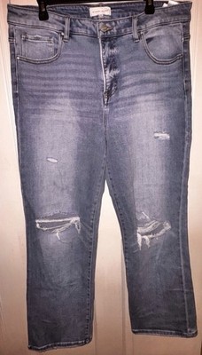 Risen Light Wash Distressed Jeans Size 2XL