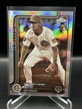 2025 Topps Chrome Update - Rookie Debut Matt Shaw #USC135 Sepia Refractor (RC)