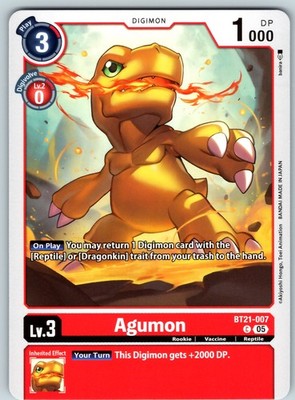 Agumon - BT21-007 Common World Convergence Normal BT21-007 C NM