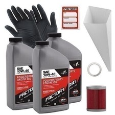 Factory Racing Parts SAE 10W-40 3qt Oil Change Kit For Suzuki LT230E LT-F250 2WD 51.99 per gallon
