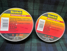 2 - 3M Scotch 2220 Electrical Stress Control Tape, 3/4 In X 15 Ft