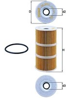 Mahle Ox 389/1D ÖLfilter FüR Fiat,Mercedes-Benz,Nissan,Opel,Renault,Vauxhall