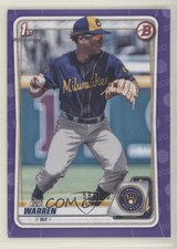 2020 Bowman Draft Purple Border 58/250 Zavier Warren #BD-97 5h0