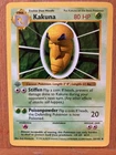 Pokemon Cards TCG Tangela 1st edition Base Set Shadowless  33/102 NM WOTC