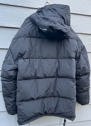 Holden Mens Long Down Parka Black Jacket Size XL image 16
