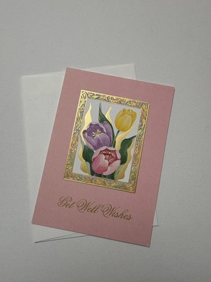 Get Well Greeting Card PVA new with envelope