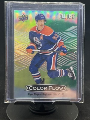 2024-25 Upper Deck Allure #CFL-49 Ryan Nugent-Hopkins Color Flow Yellow-Green