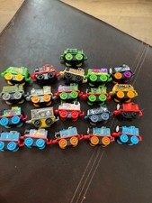 Thomas Friends Minis Lot of 21 Mattel Fisher-Price Rare Themed Engines Trains