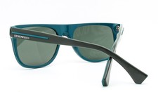 Emporio Armani EA 4014 5104/71 Sunglasses Polished Dark Green on Teal Blue