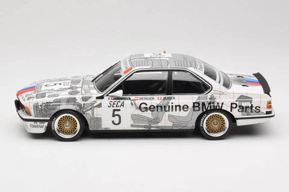 155852505 BMW 635 CSi E24 n5 Ravaglia Winner Spa 24h 1985 Minichamps 1:18 - Image 3 of 4