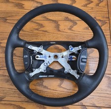 1998-2001 Dodge Ram 1500 2500 3500 Dakota Durango Steering Wheel Leather Black