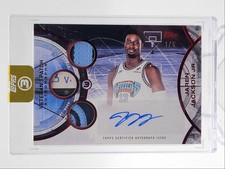 JAREN JACKSON JR 2025-26 TOPPS 3 VETERAN 3 PATCH AUTOGRAPH RED AUTO 1/5 Q4221
