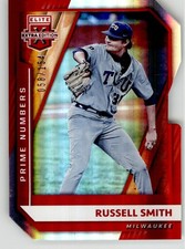 Russell Smith 2021 Elite Extra Edition Prime Numbers B Die Cut 51 #/154 Brewers