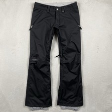 Burton Society Snow Pants Womens Small Black Dryride Insulated Snowboarding Ski