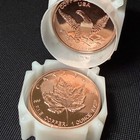20x - 1 oz .999 Fine Copper Rounds Canadian MAPLE LEAF w/ Tube Bullion Lot 🔥 — photo 9