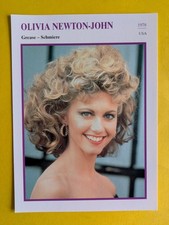 OLIVIA NEWTON-JOHN / Filmstar - Sammelkarte