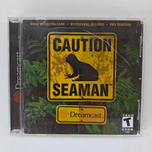 NTSC SEGA Seaman Sega Dreamcast (2000) No Mic, CIB