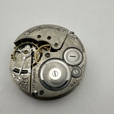1912 ELGIN POCKET WATCH MOVEMENT 20836421 GRADE: 386 16s 17j For Parts