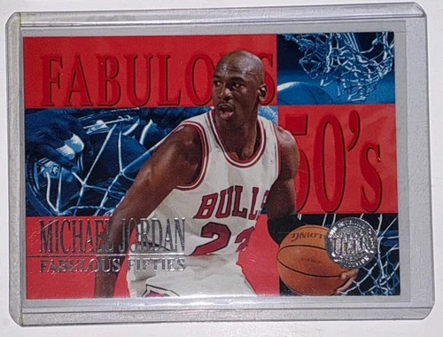 1995-96 Fleer Ultra Basketball Michael Jordan Fabulous Fifties Card #5