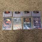 SNES Super Nintendo Game Lot Of 4 Mortal Kombat games with manuals