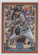 2019 Topps Gypsy Queen Red /10 Dereck Rodriguez #61 fs9
