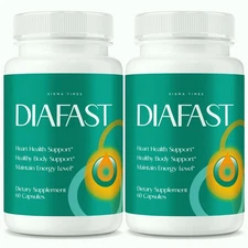 Diafast Capsules, Advanced Blood Health Support Formula - 2 Pack