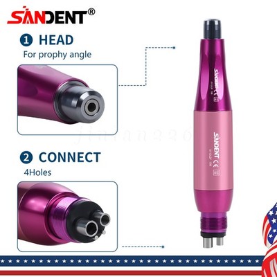 Premium Plus Dental Hygiene Prophy Handpiece Air Motor 4 Holes & 4:1 Nose Cone