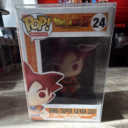 Funko Pop! Dragon Ball Z Goku (Super Saiyan God) #24 Vinyl Figure