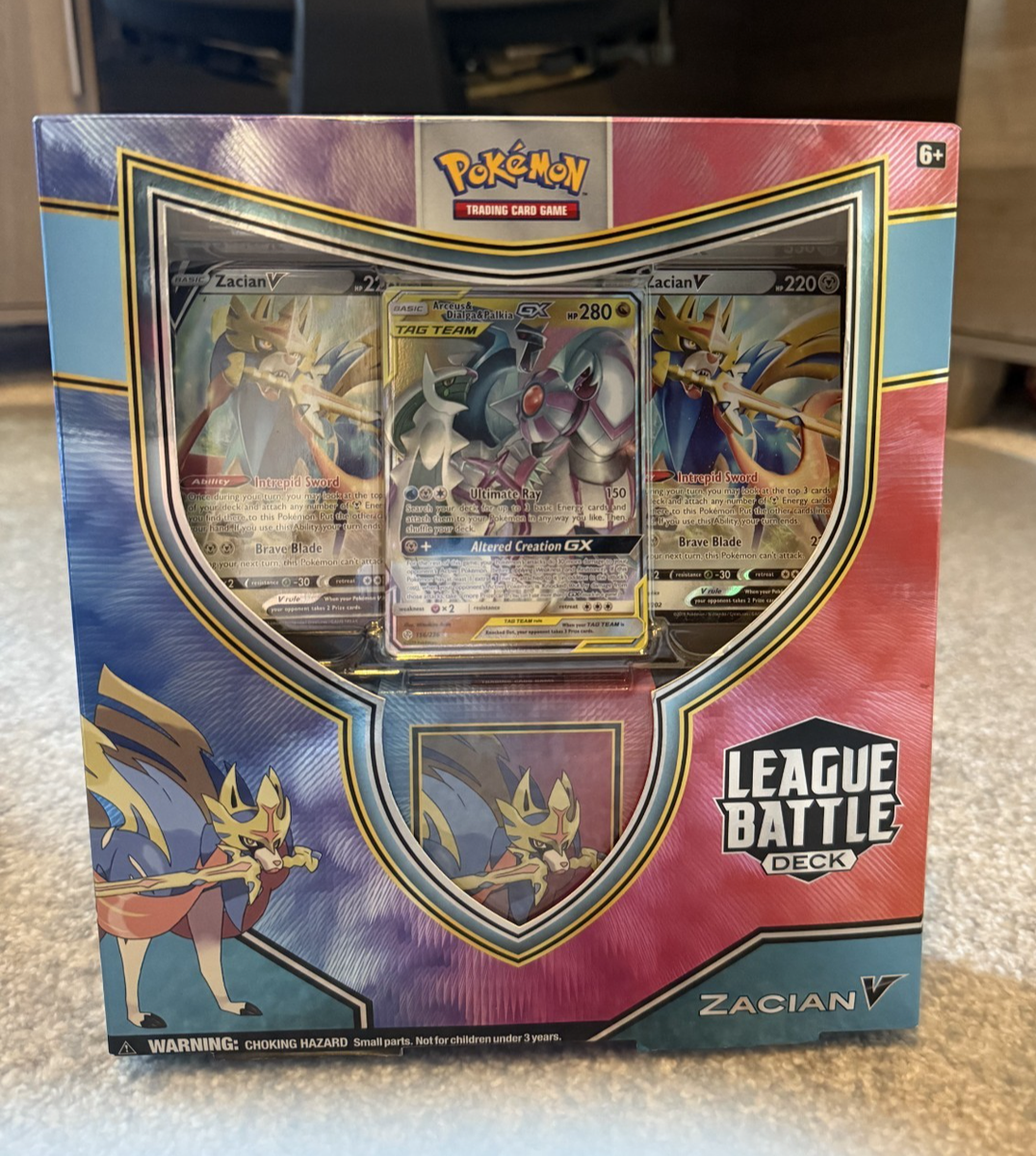 pokemon trading card game zacian v league battle deck Amazon.com: Zacian V League Battle Deck main image 0