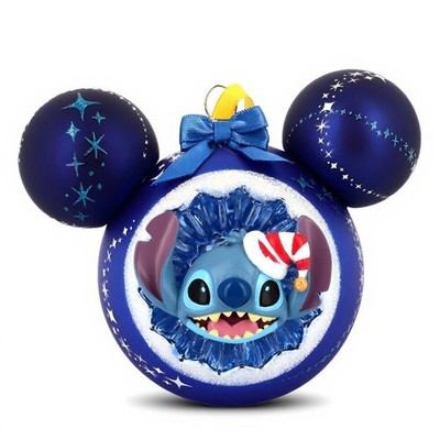 Disney Stitch Christmas Dangler Ornament, von Arribas Disneyland Paris Collection