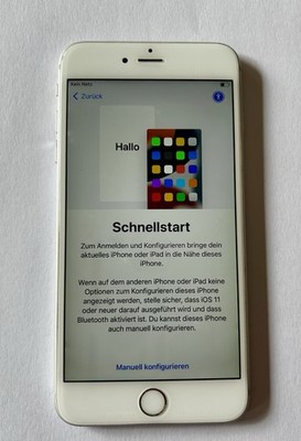 iPhone 6S Plus 64GB Silber, iOS 15.8.2