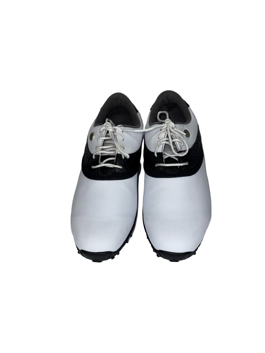 シューズ FootJoy - FOOTJOY FootJoy Golfing Shoes Lo Pro 93927 White Black Rubber Spikes