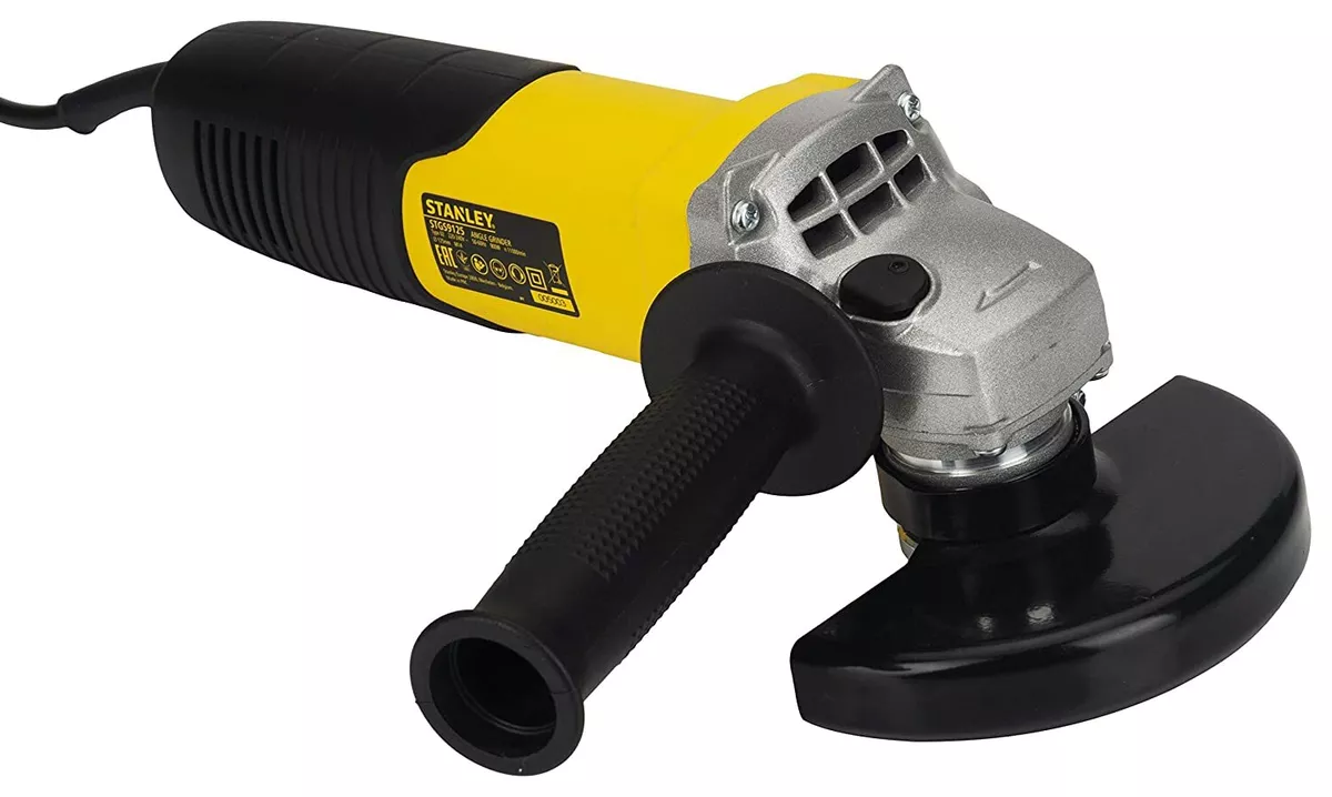 New Stanley 900 Watt 125mm Small Angle Grinder Yellow and Black