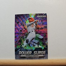 2022 Prizm Draft Picks Baseball Trey Lipscomb Power Surge PURPLE WAVE Prizm