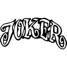 Vinyl Decal Car Truck Stanley Sticker Wall Batman Harley Quinn - Joker Font