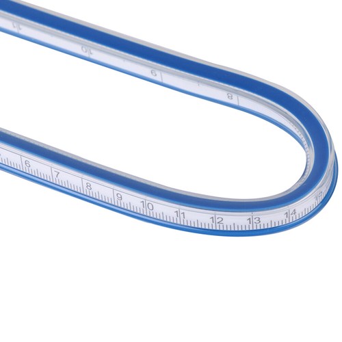 Flexible Curve Ruler Drafting Drawing Tool Plastic Vinyl 30cATAU - Picture 7 of 7
