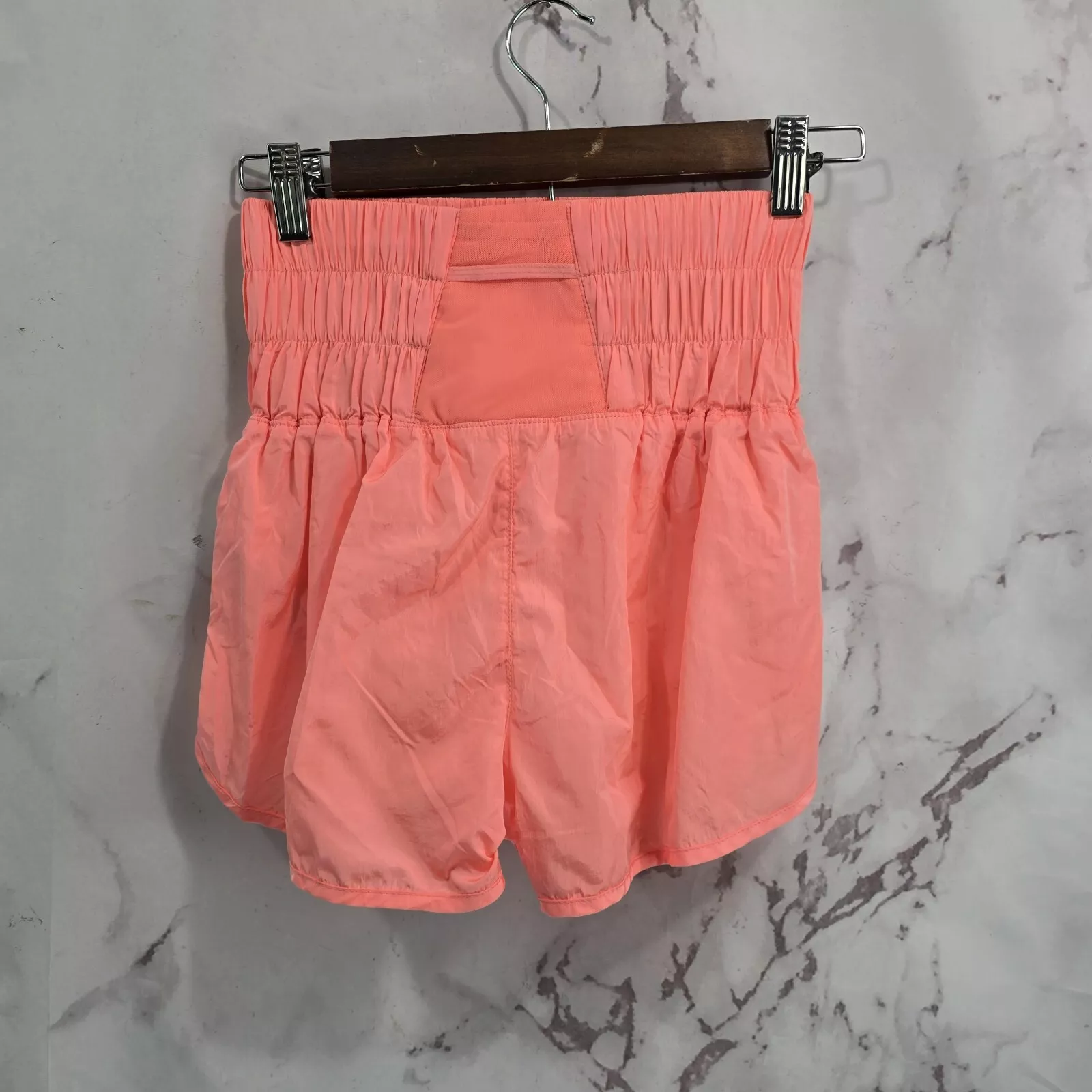 free-people-movement way home running lined high rise neon shorts