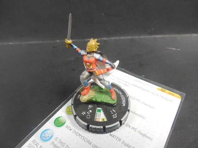 HEROCLIX  Wonder Woman  #045 Super Rare  DC Superman - Image 2 of 2