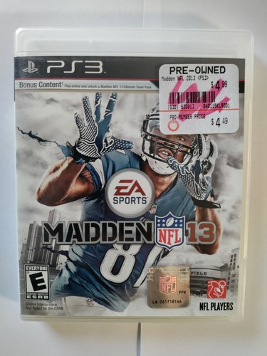 USED Madden NFL 13 - PlayStation 3 PS3 - Complete